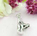 Sterling silver pendant with loving couple in sexual position 