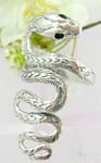 Sterling silver ring with a snake